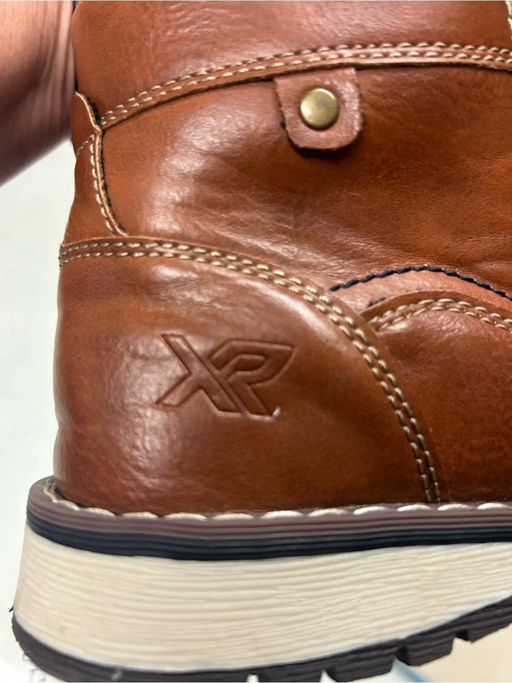 XRAY Brown boys  Leather Lace-Up Boots